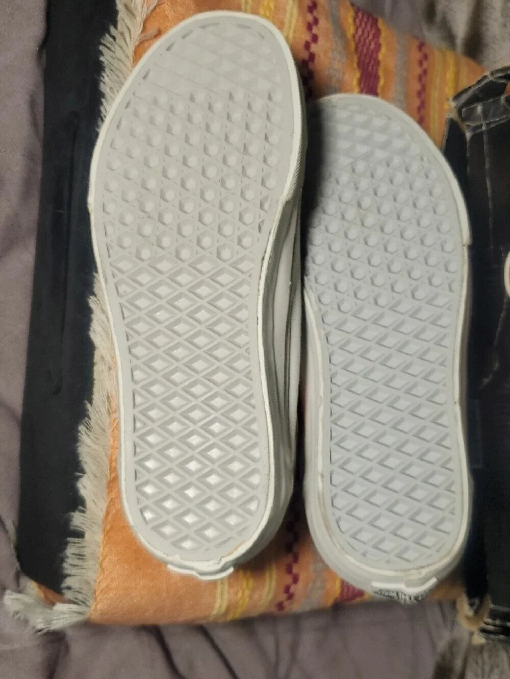 New Vans Men’s Low-Top Sneakers in White Men's 6.5 Women's 7.5